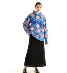 Hoodie mit Prymachenko-Blumen Hoodie mit Prymachenko-Blumen