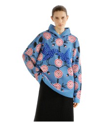 Hoodie mit Prymachenko-Blumen Hoodie mit Prymachenko-Blumen