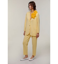 Gelber Blazer-Cardigan Gelber Blazer-Cardigan