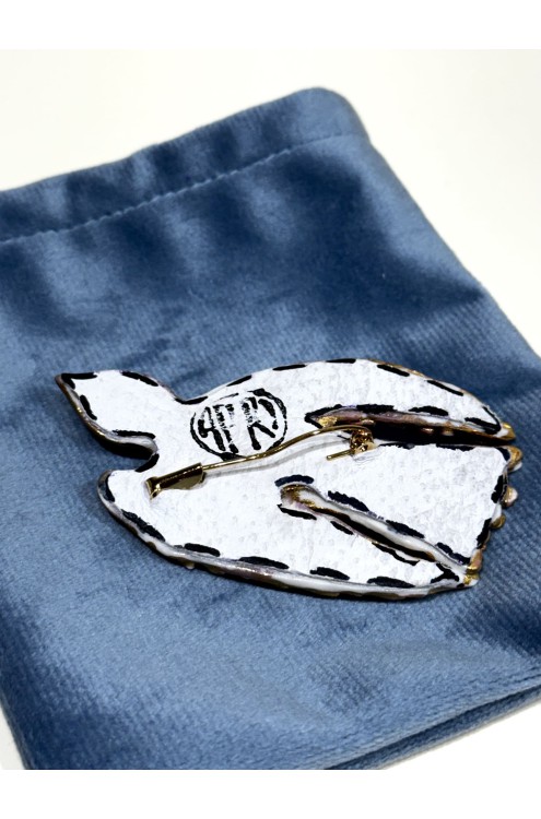 Vogel mit Augen Brosche von A.PRI Jewelry Vogel mit Augen Brosche von A.PRI Jewelry