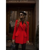 Taillierter Blazer von Attire by Halyna Davydiuk (rot)