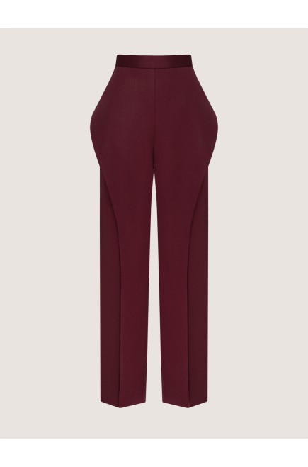 Designer-Hose von Attire by Halyna Davydiuk (Burgunderrot)