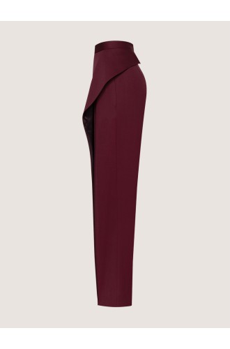 Designer-Hose von Attire by Halyna Davydiuk (Burgunderrot)