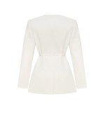 Blazer mit Blumenbrosche von Attire by Halyna Davydiuk