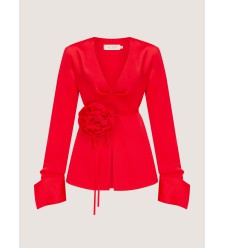 Bluse von Attire by Halyna Davydiuk (rot)