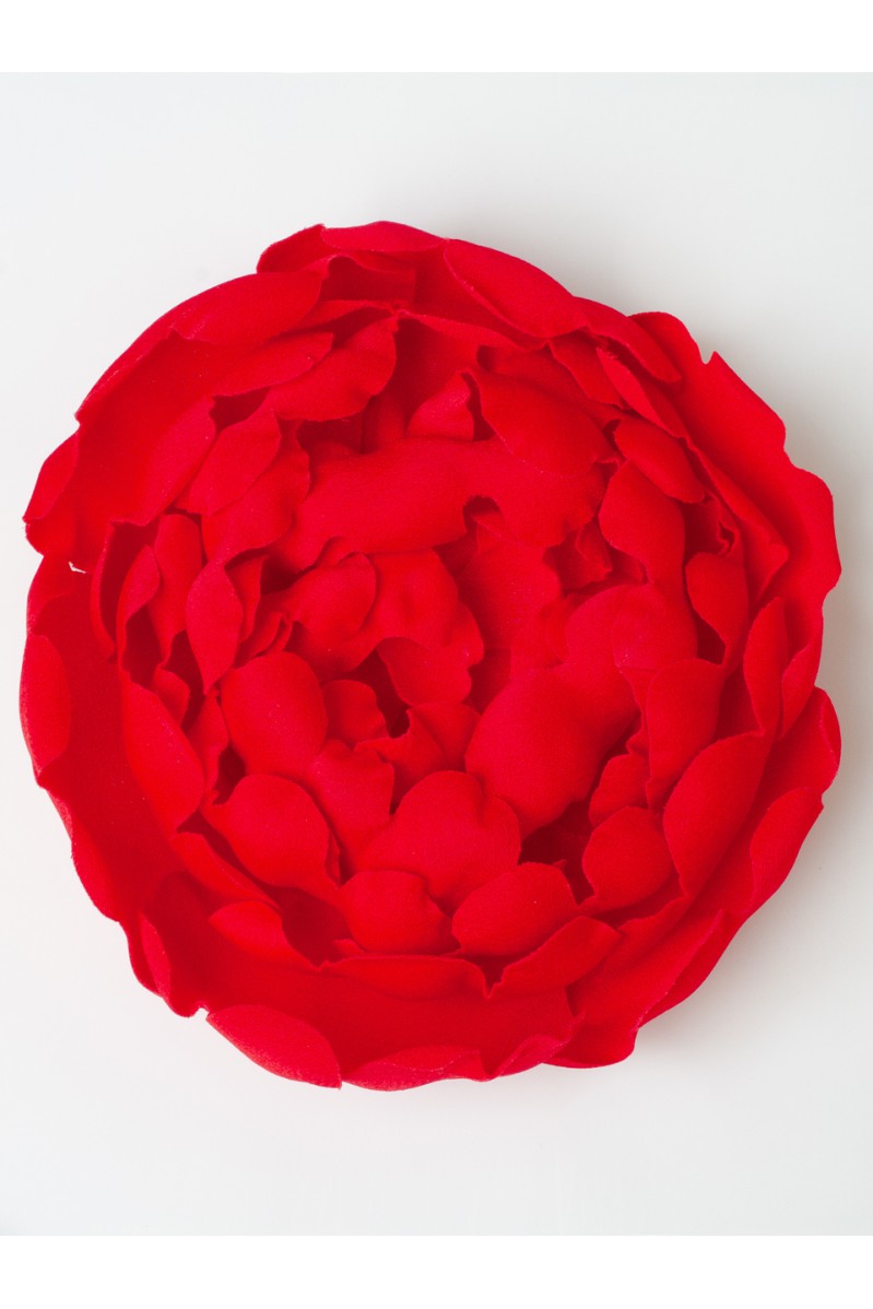 Blumenbrosche Rose von Attire by Halyna Davydiuk (rot)