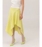 Attire Limettenfarbenes Rock