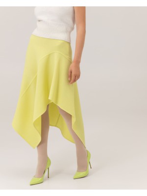 Attire Limettenfarbenes Rock