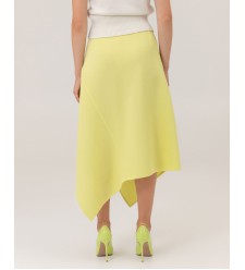 Attire Limettenfarbenes Rock