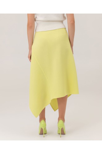 Attire Limettenfarbenes Rock