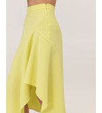 Attire Limettenfarbenes Rock
