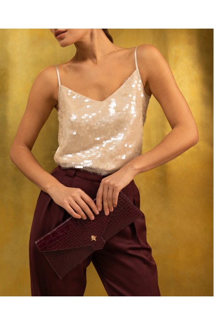 Top mit Pailletten von Attire by Halyna Davydiuk
