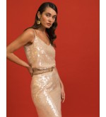 Rock mit Transparenten Pailletten von Attire by Halyna Davydiuk