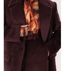 Attire Jackett-Mantel (Schokoladenbraun)