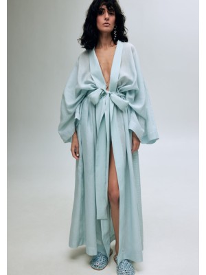 Bobkova Seiden-Kimono-Kleid