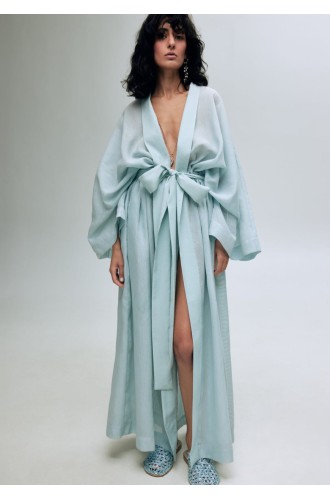 Bobkova Seiden-Kimono-Kleid