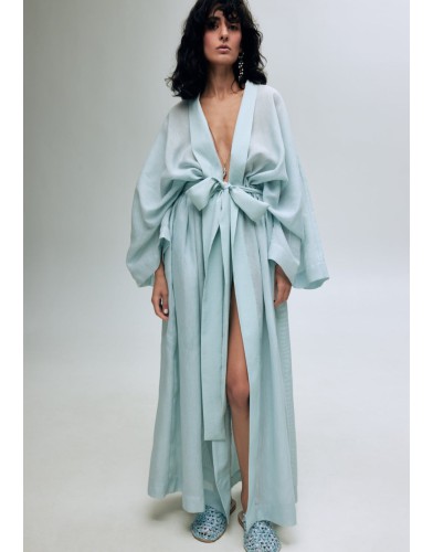 Bobkova Seiden-Kimono-Kleid