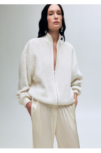 Cardigan mit Reißverschluss von Bobkova