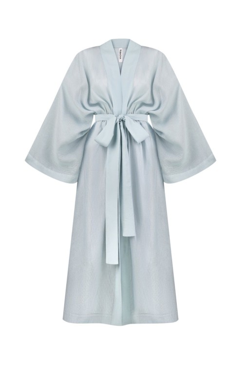 Bobkova Seiden-Kimono-Kleid