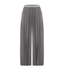 Bobkova Hose mit offenen Kanten (Hellgraue)