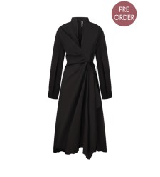 Bobkova Asymmetric Wrap Shirt Dress