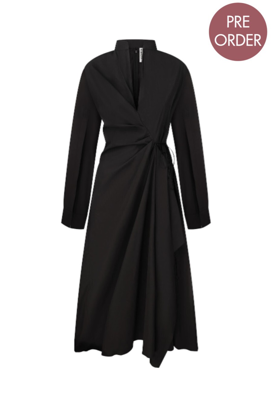 Bobkova Asymmetric Wrap Shirt Dress