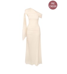 Bobkova Knitted Dress with Open Shoulder