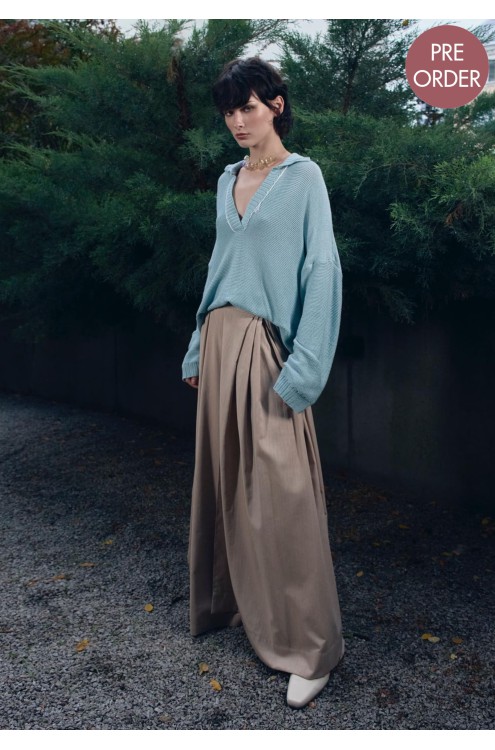 Bobkova Gestricktes Polo-Pullover