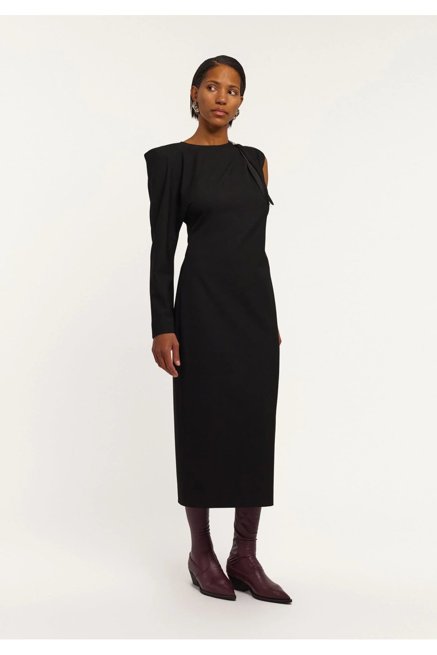 Asymmetrische Midikleid von Bobkova
