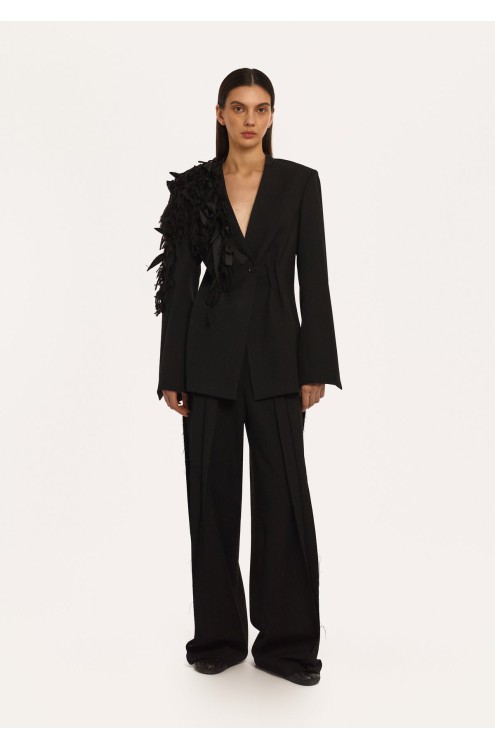 Bobkova Jacke mit Handwerklicher Stickerei