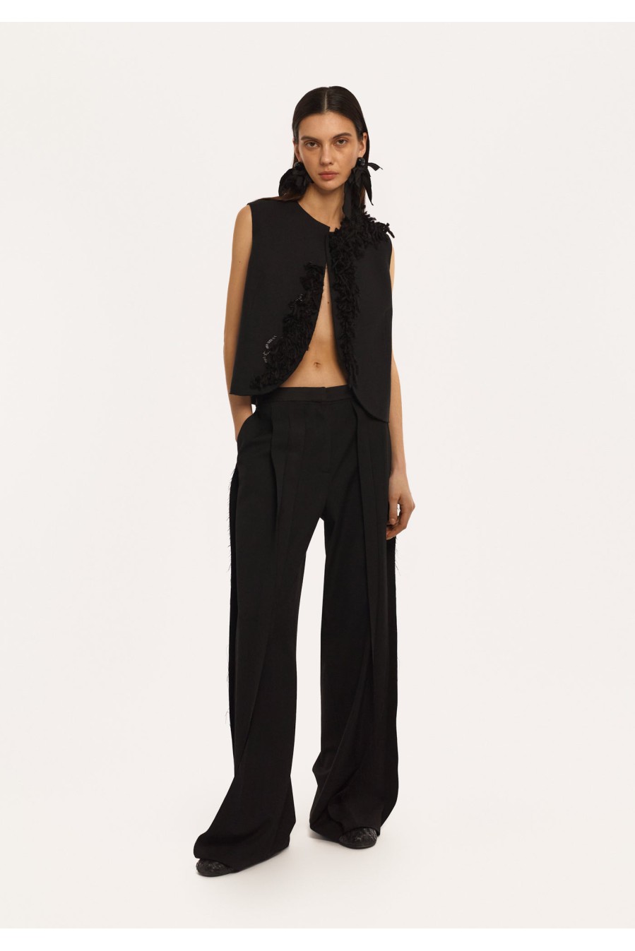 Bobkova Trousers with Raw Seams