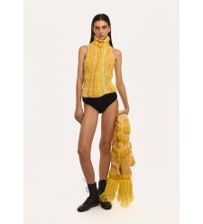 Bobkova Yellow Handmade Scarf