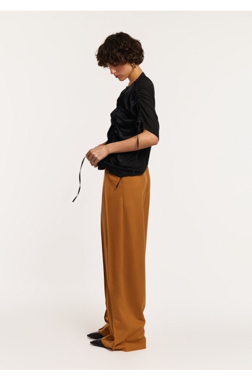 Bobkova Wollhose (Ocker)
