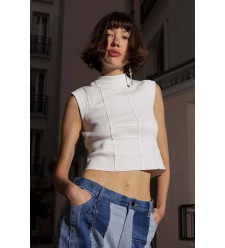 Chereshnivska Patchwork Top