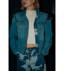 Chereshnivska Upcycling Jeansjacke