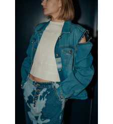 Chereshnivska Upcycling Jeansjacke