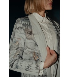 Chereshnivska Jacke mit einzigartigem Druck