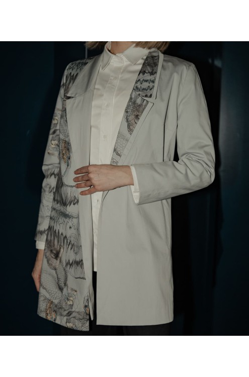 Chereshnivska Jacke mit einzigartigem Druck