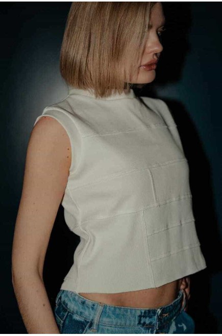 Chereshnivska Patchwork Top