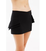 Dar Ann No Drama Skort in Schwarz