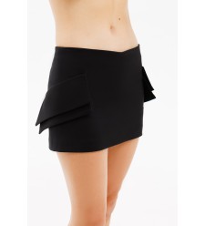 Dar Ann No Drama Skort in Schwarz