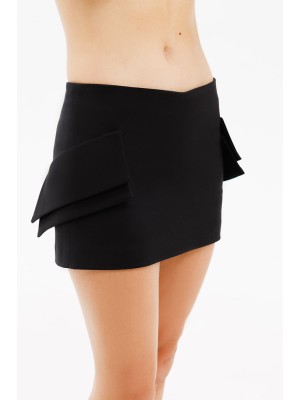 Dar Ann No Drama Skort in Schwarz