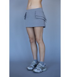 Dar Ann No Drama Skort in Grau