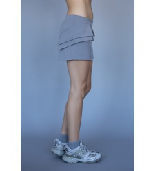 Dar Ann No Drama Skort in Grau