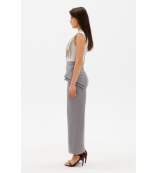 Dar Ann Shellfish Top in Grau