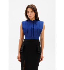 Dar Ann Shellfish Top in Blau