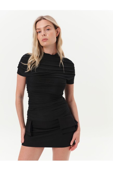 Dar Ann NYX Top in Schwarz