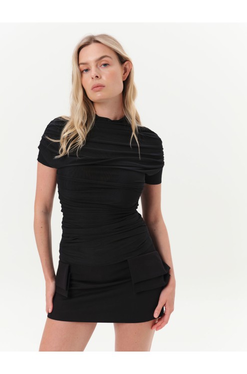 Dar Ann NYX Top in Schwarz