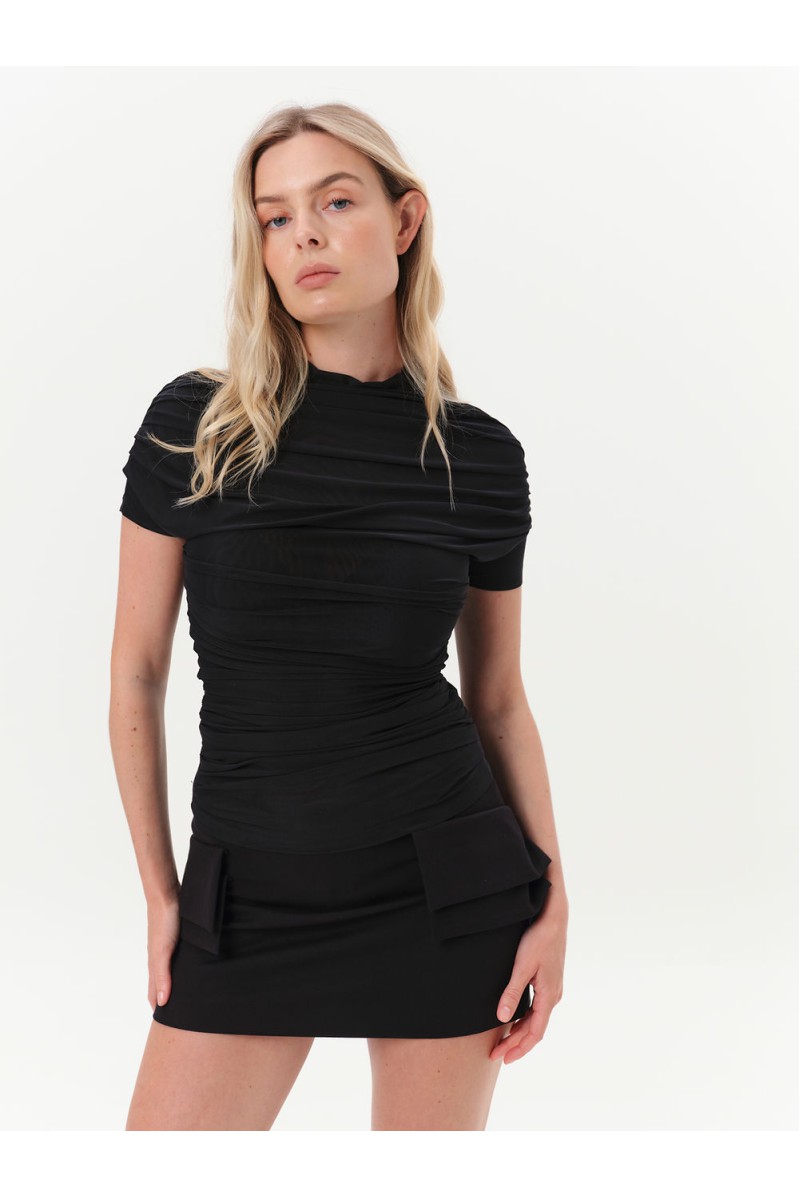Dar Ann NYX Top in Schwarz