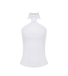 Dar Ann TIE Top in Weiß